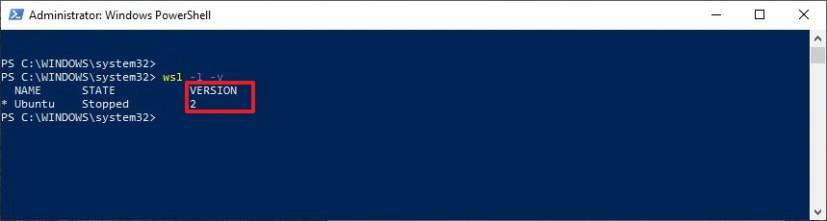 How to upgrade to WSL2 from WSL1 on Windows 10
