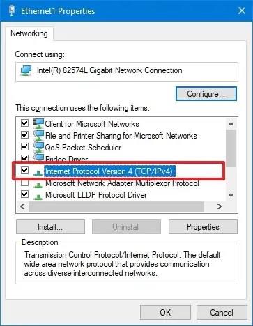 How to change from static to dynamic IP address on Windows 10