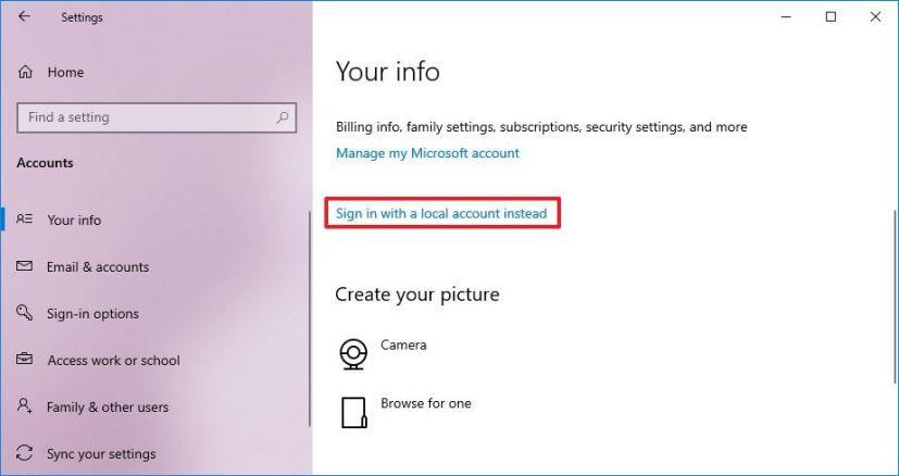 How to remove login password on Windows 10