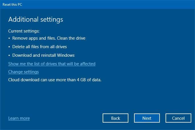 How to reinstall Windows 10