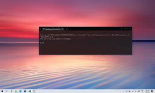 Bagaimana untuk mendayakan Desktop Jauh menggunakan Prompt Perintah pada Windows 10