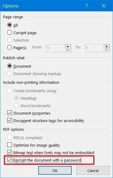How to password protect PDF documents on Microsoft Word