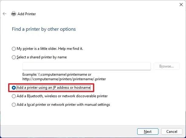 How to install wireless printer on Windows 11