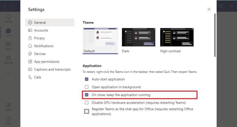 How to stop Microsoft Teams running in background after close