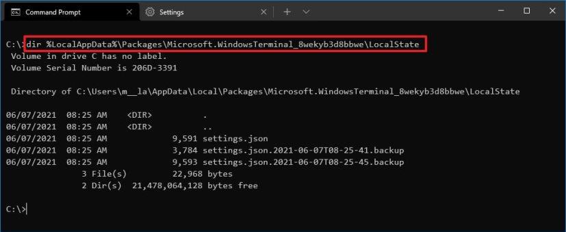 How to backup and restore settings on Windows Terminal