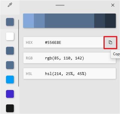 How to get a color picker on Windows 10