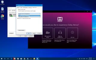 Windows 10 で Dolby Atmos を使用して空間サウンドをセットアップする方法