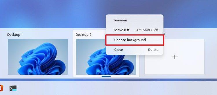 How to change Desktops background on Windows 11