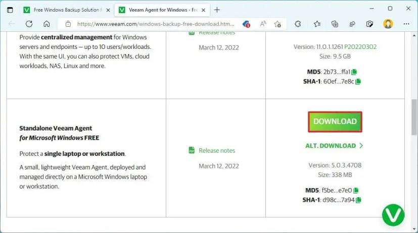 How to create full backup with Veeam on Windows 11