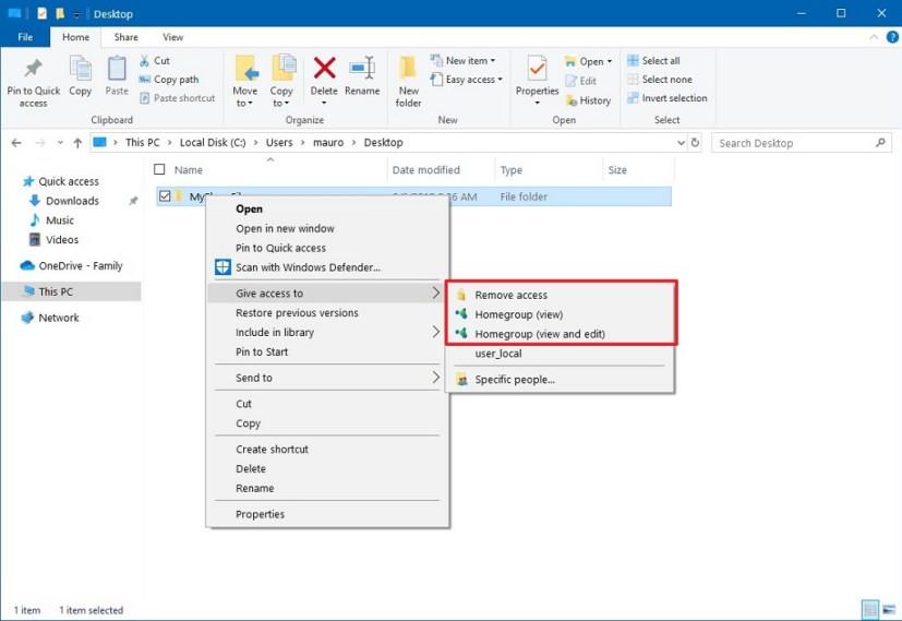 How to set up network file sharing on Windows 10