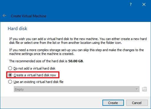 How to create Windows 10 virtual machine on VirtualBox