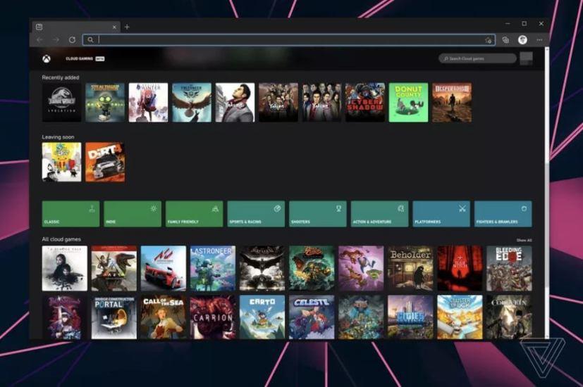 Microsoft xCloud game stream service coming to web browser