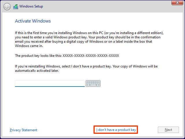 How to install Windows 11 Home without a Microsoft account