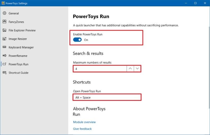 How to install PowerToys Run launcher on Windows 10