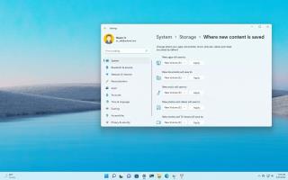 Windows 11 でデフォルトの保存場所を変更する方法