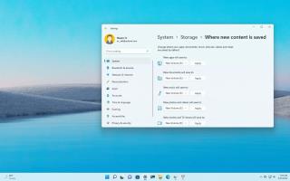 Como alterar os locais de salvamento padrão no Windows 11