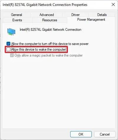 How to stop computer from waking up on Windows 11