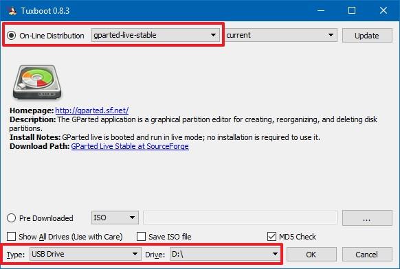HOW TO RESIZE PARTITION ON WINDOWS 11 OR 10 USING GPARTED