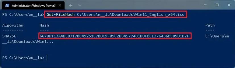 How to verify Windows 11 ISO file authenticity with PowerShell