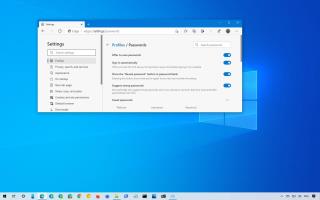 Como habilitar ou desabilitar o gerador de senhas no Microsoft Edge