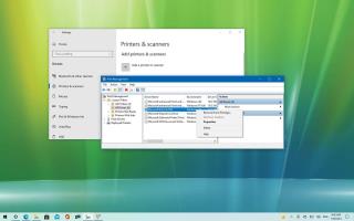 Windows 10에서 프린터 드라이버를 완전히 제거하는 방법