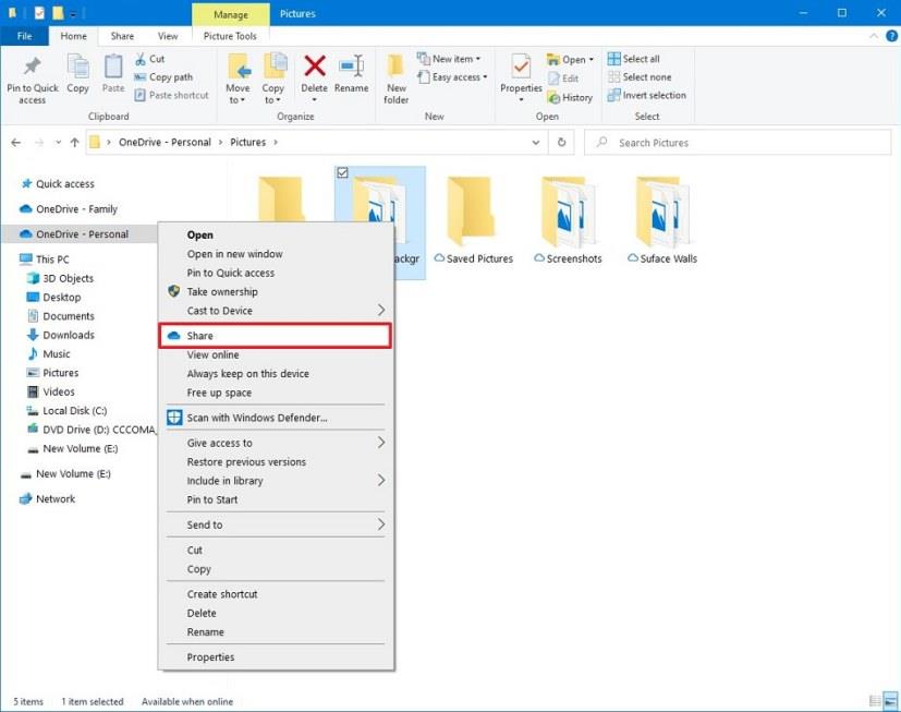 How to set up network file sharing on Windows 10