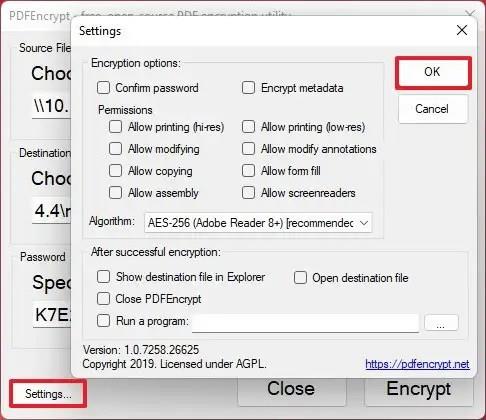 How to password protect PDF files free on Windows 11