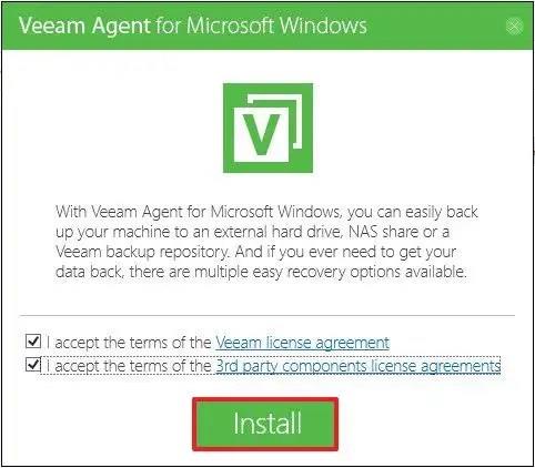 How to create full backup with Veeam on Windows 11