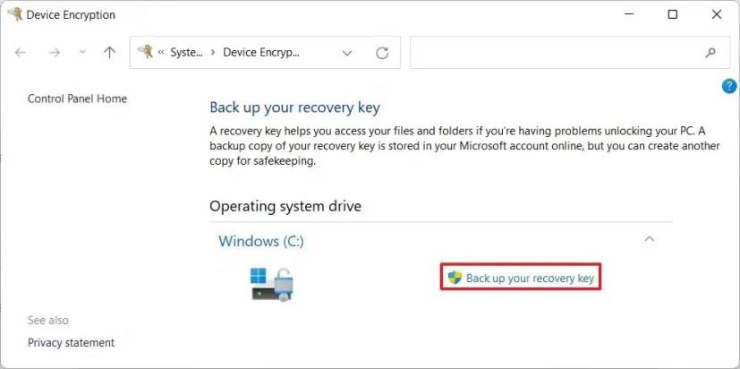 How to enable BitLocker device encryption on Windows 11 Home