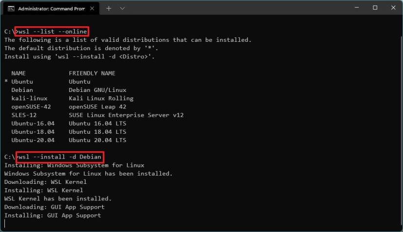 How to install Windows Subsystem for Linux (WSL) on Windows 11