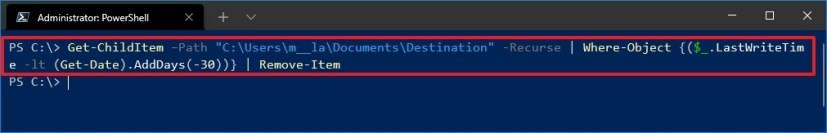 How to delete files older than X days automatically using PowerShell