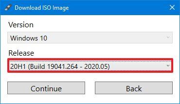How to download Windows 10 2004 ISO after 20H2 releases