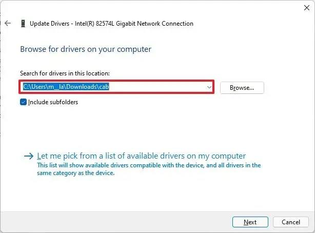 How to install CAB file on Windows 11