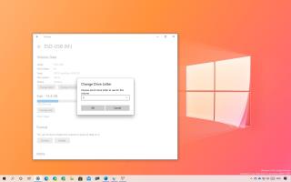 Como alterar a letra da unidade usando Configurações no Windows 10