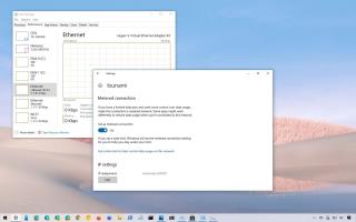 Windows 10 membolehkan anda menetapkan Wi-Fi dan Ethernet sebagai sambungan bermeter