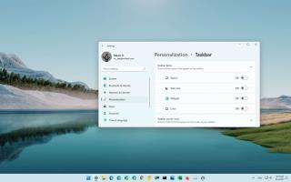 Bagaimana untuk mengalih keluar Carian, Paparan tugas, Widget, Sembang daripada bar tugas pada Windows 11