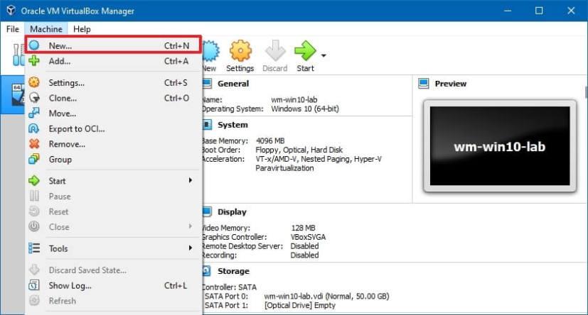 How to create Windows 10 virtual machine on VirtualBox