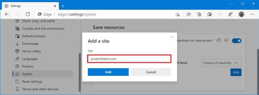 How to enable Sleeping Tabs to save resources on Microsoft Edge