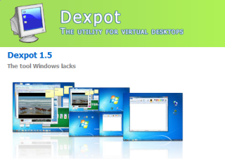 Dexpot: Windows çalışma alanını birçok sanal masaüstüyle genişletin