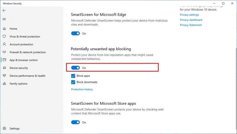 How to block potentially malicious apps on Windows 10
