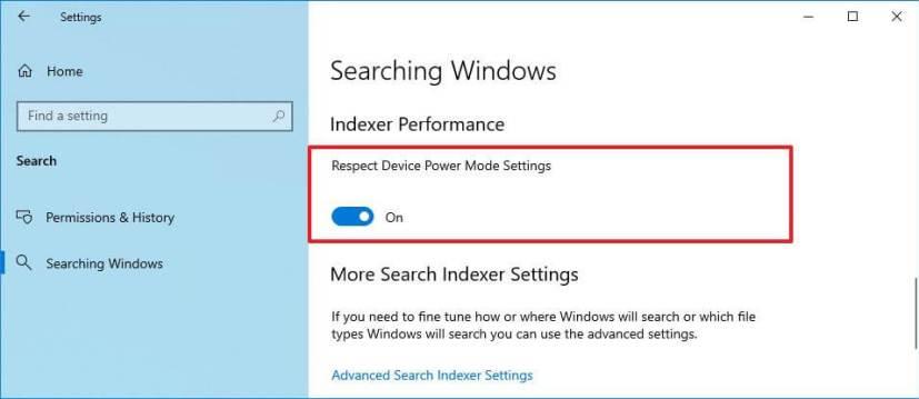 How to prevent search indexer from affecting performance on Windows 10