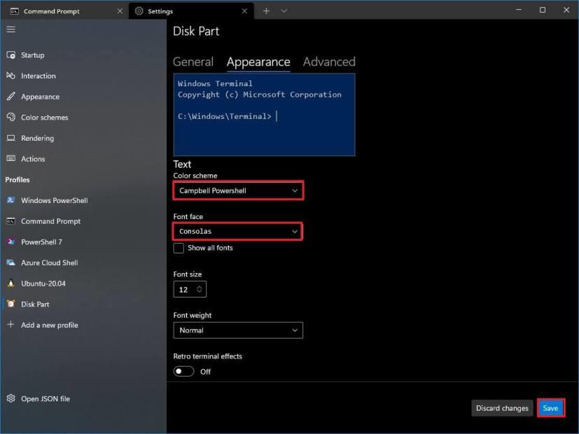 How to create or duplicate profiles on Windows Terminal