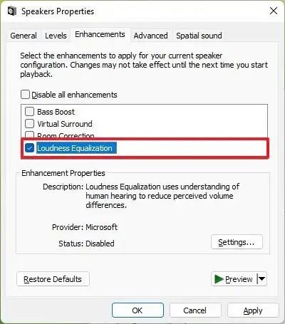 How to normalize volume on Windows 11