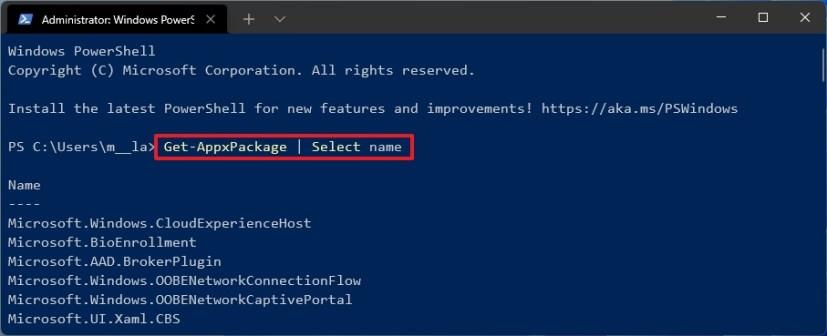 How to reset app using PowerShell on Windows 11