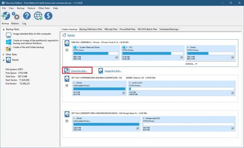 HOW TO CLONE A WINDOWS 10 HARD DRIVE TO A NEW SSD USING MACRIUM REFLECT