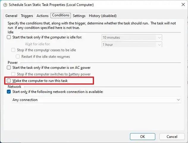 How to stop computer from waking up on Windows 11