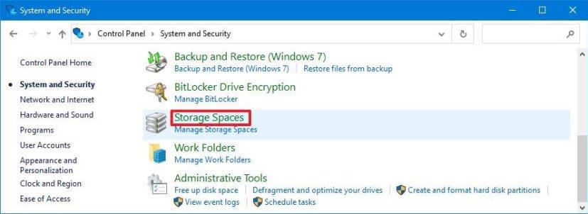 How to change pool name in Storage Spaces on Windows 10