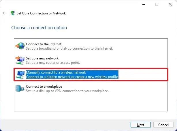 How to add Wi-Fi network connection on Windows 11