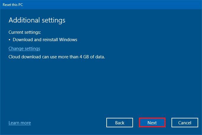 HOW TO RESET PC KEEPING PERSONAL FILES ON WINDOWS 10