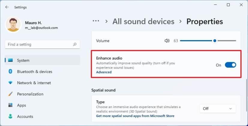 How to enable ‘Enhance audio’ on Windows 11